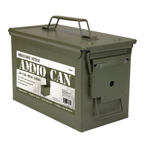 50 caliber metal ammo can